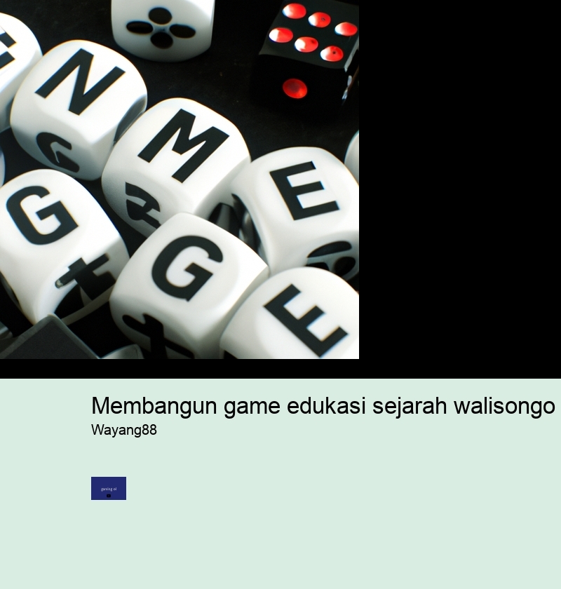 membangun game edukasi sejarah walisongo